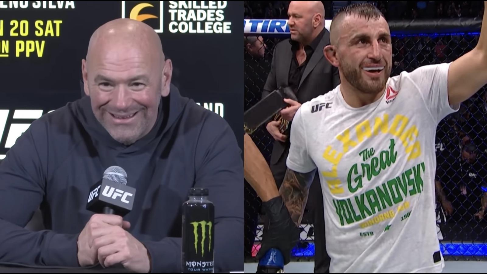Alexander Volkanovski throws his hat in the ring for UFC 300 ahead of Dana White’s looming decision