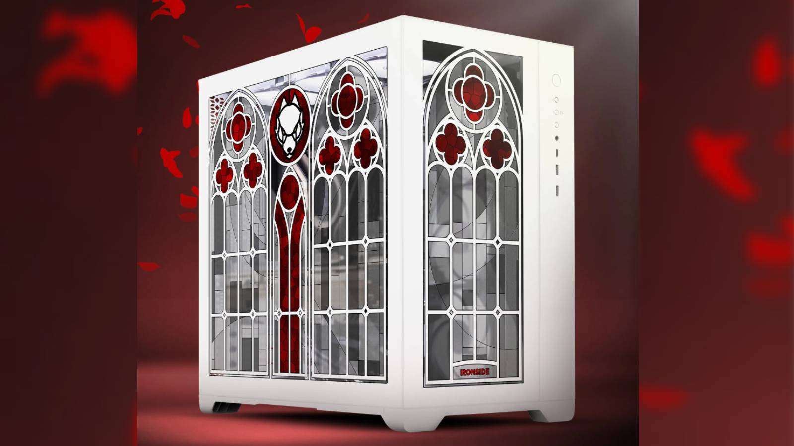 Image of the Lord Aethelstan White Wold edition PC case by Ironside.