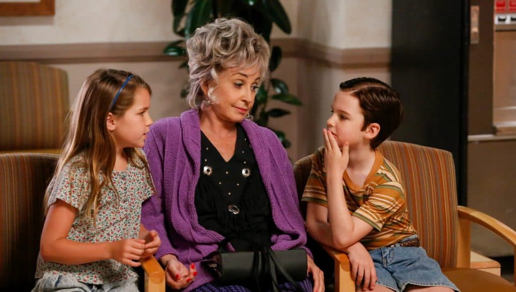 Meemaw, Missy, and Sheldon in Young Sheldon