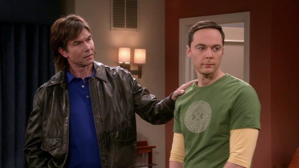 Georgie and Sheldon in The Big Bang Theory