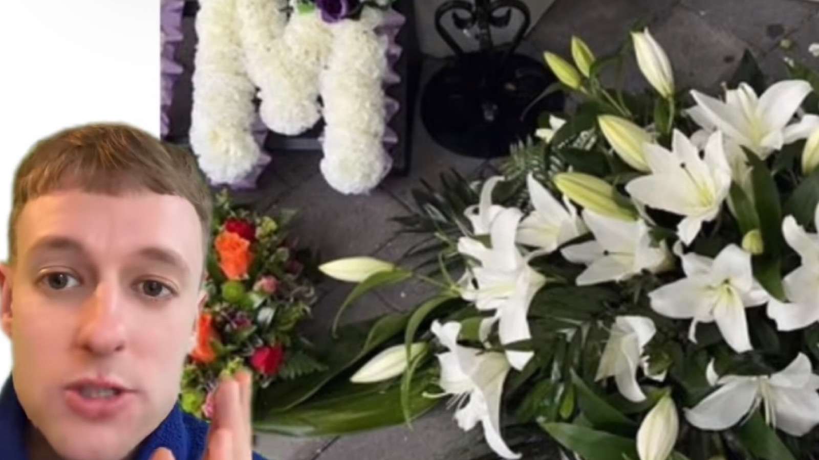 woman resells funeral flowers online
