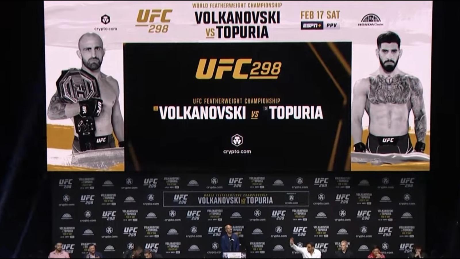 Alexander Volkanovski is set to defend his belt this weekend at UFC 298