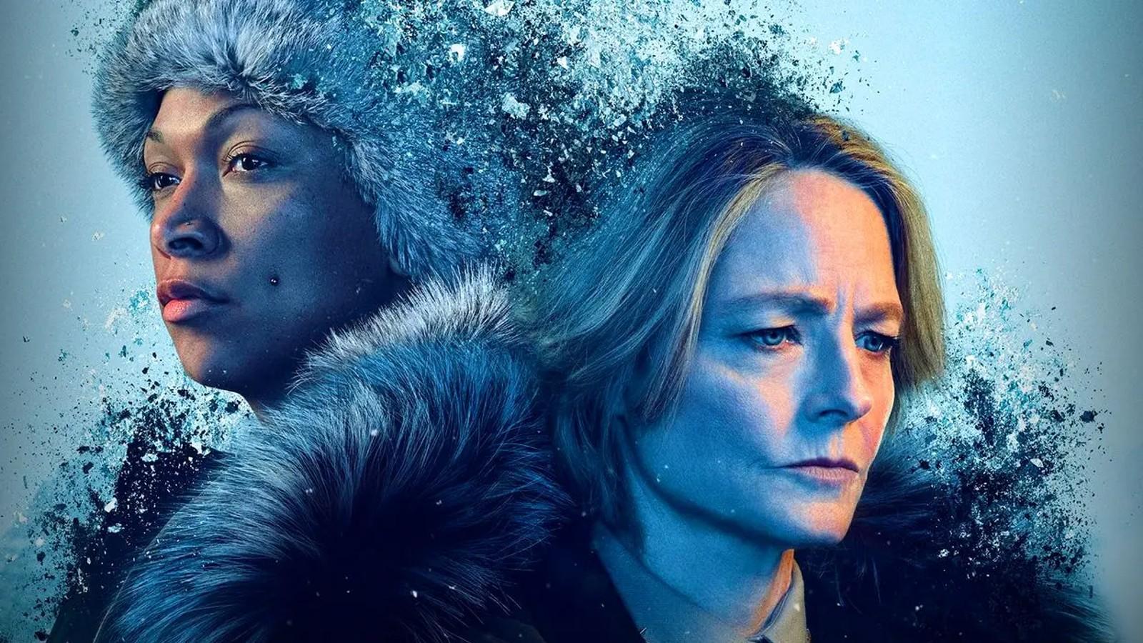 Kali Reis and Jodie Foster back-to-back on the True Detective Season 4 poster.