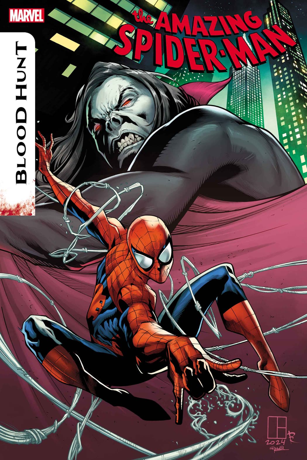 Amazing Spider-Man: Blood Hunt #1 cover art