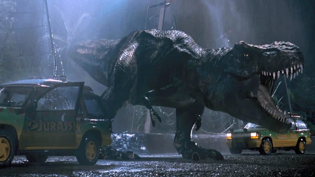 The T-Rex from Jurassic Park