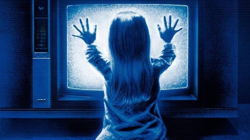 the poster for Poltergeist, one of the best horror movies of all time