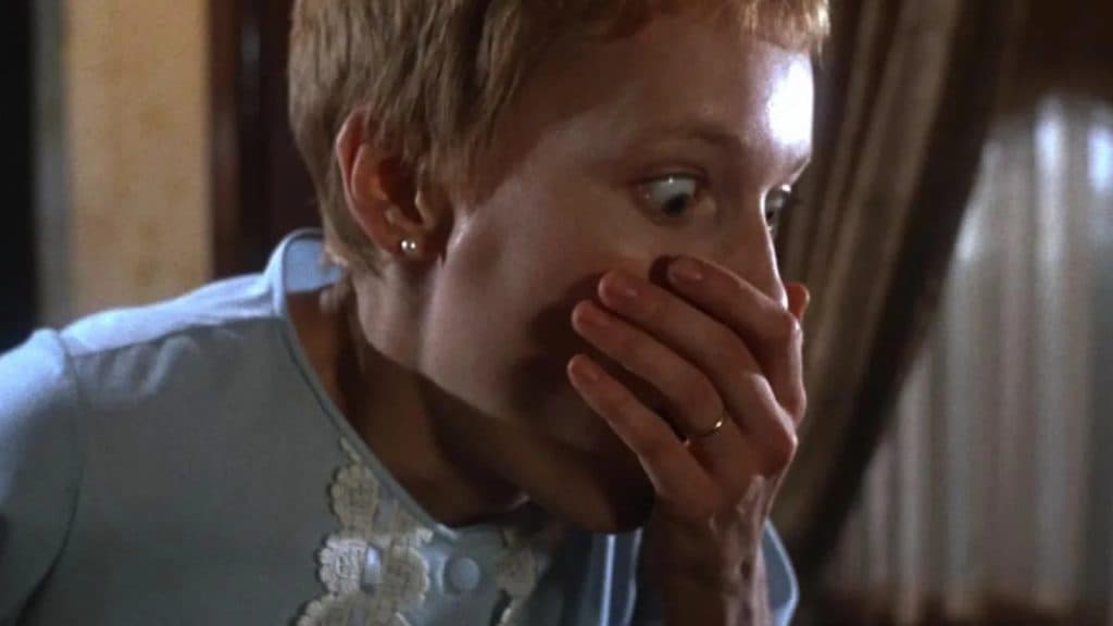 Mia Farrow in Rosemary's Baby, one of the best horror movies of all time