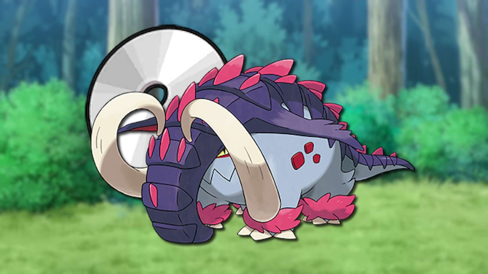Paradox Pokemon Great Tusk about to use TM in Scarlet & Violet.