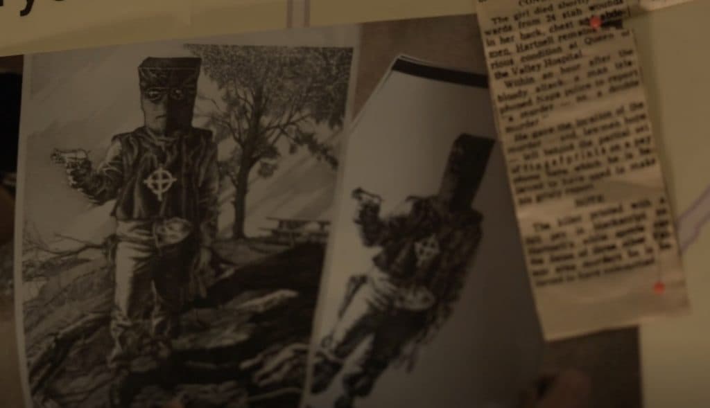 Collection of information about the Zodiac Killer shown in The Truth About Jim