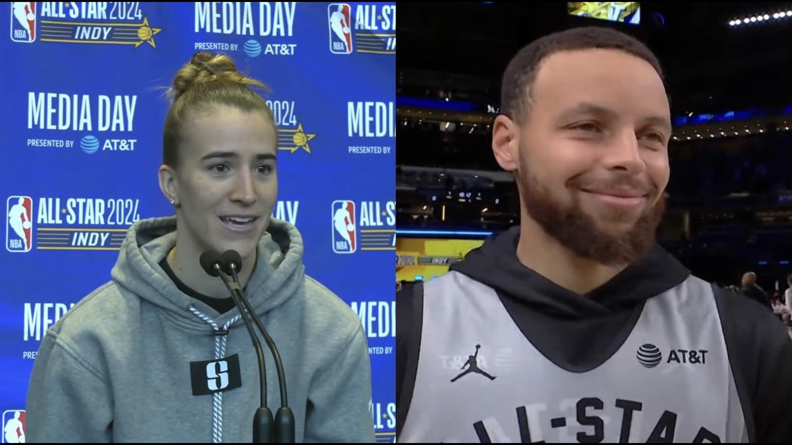Stephen Curry and Sabrina Ionescu will square off at NBA All-Star Weekend and players are leaning toward Ionescu