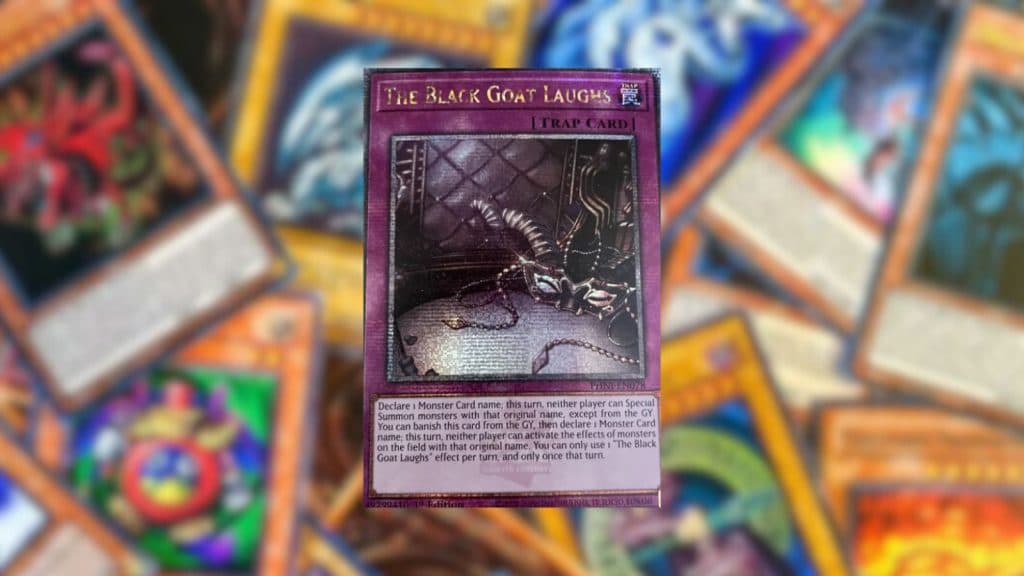 The Black Goat Laughs (Quarter Century Secret Rare) card