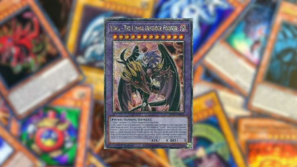 Yubel - The Loving Defender Forever card from the Phantom Nightmare booster set