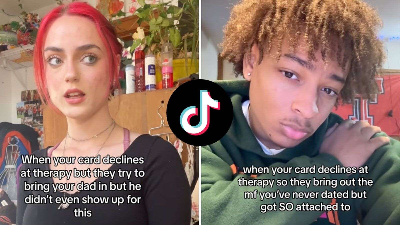 What is the ‘when your card declines at therapy’ trend on TikTok?