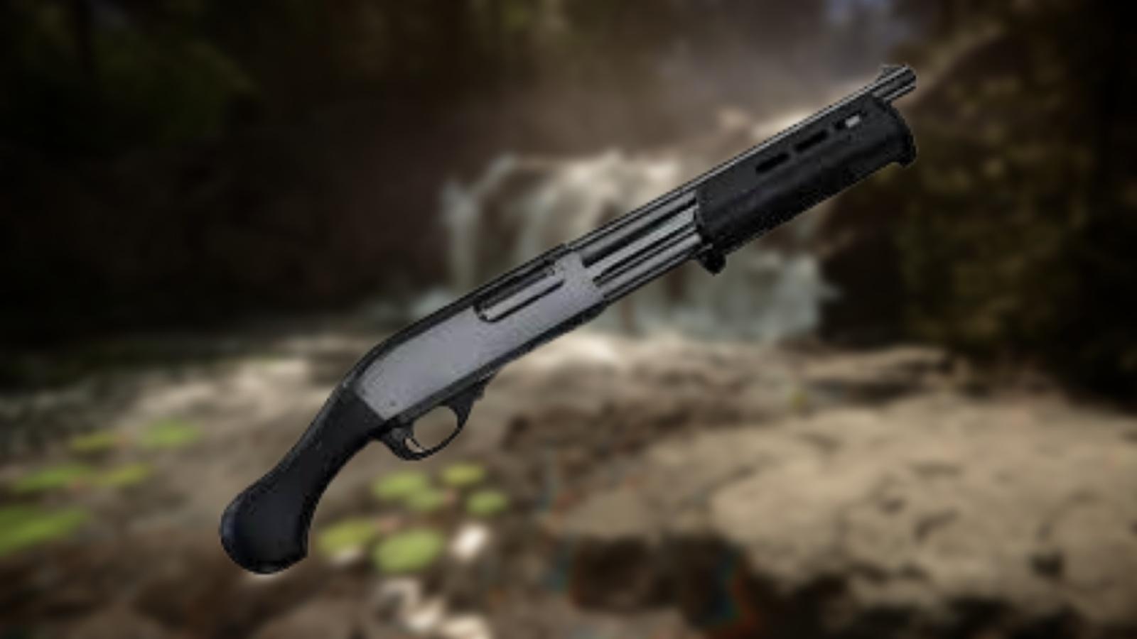 A screenshot featuring a Shotgun in Sons of the Forest.