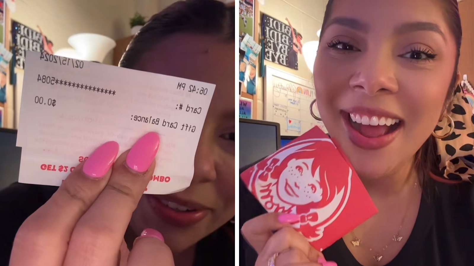 wendy's gift card