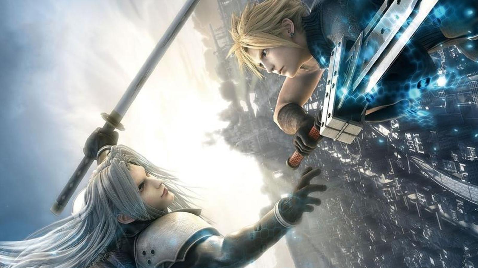 ff7 advent children cloud and sephiroth