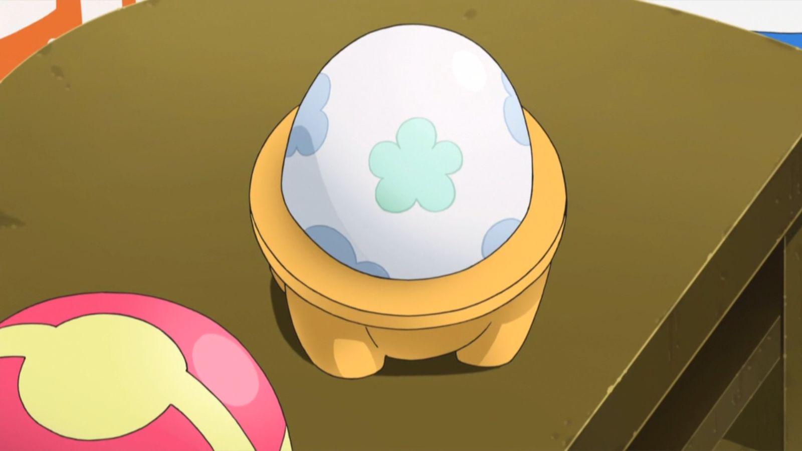 Pokemon Egg from Pokemon anime.