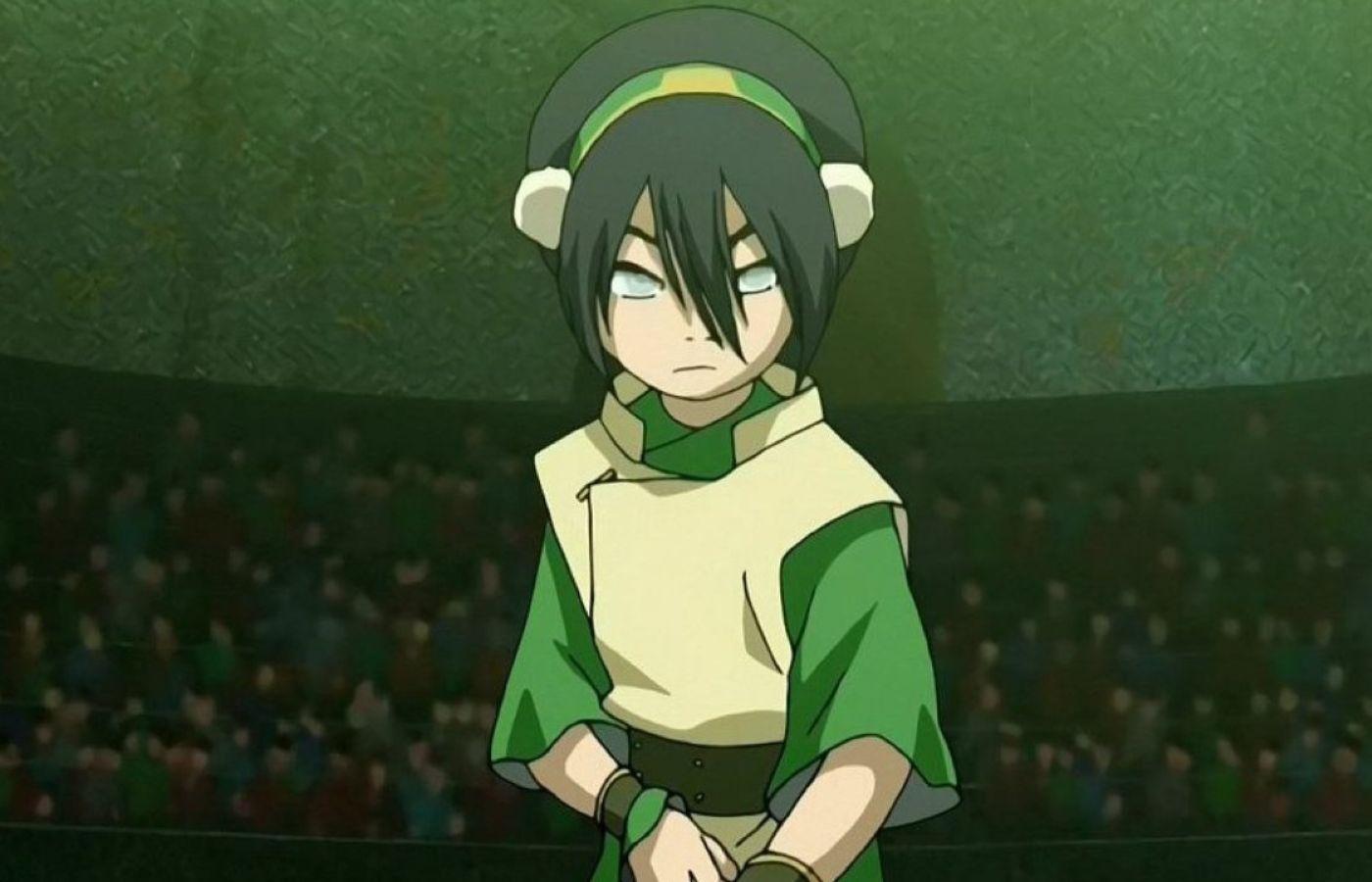 Toph in the 2005 version of Avatar: The Last Airbender