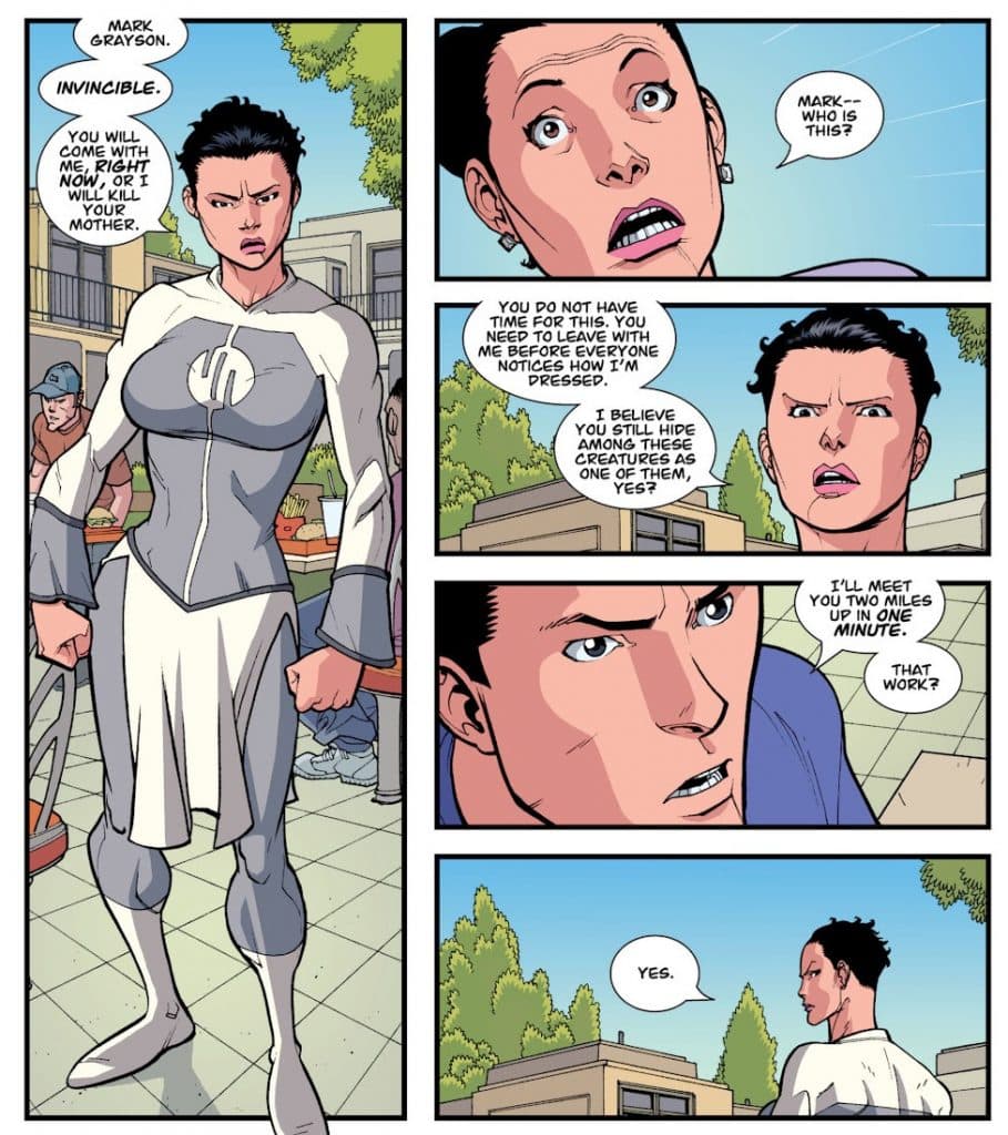 Anissa's first appearance in Invincible #44