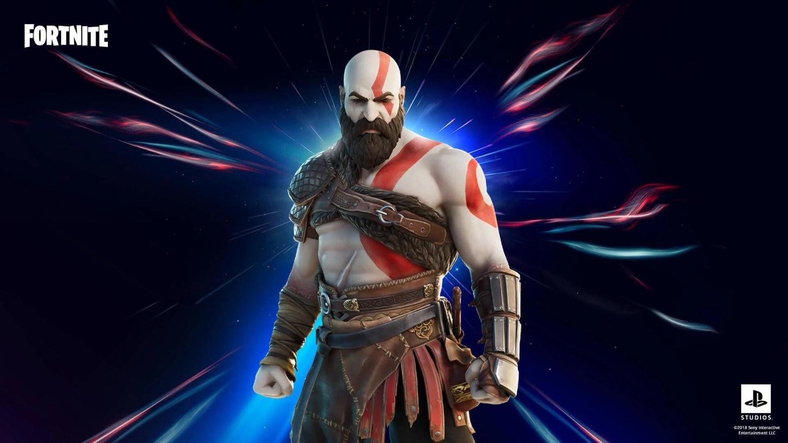 Kratos skin in Fortnite