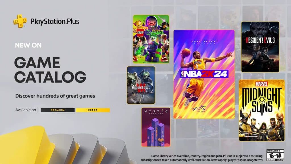 March 2024 PS+ Catalog