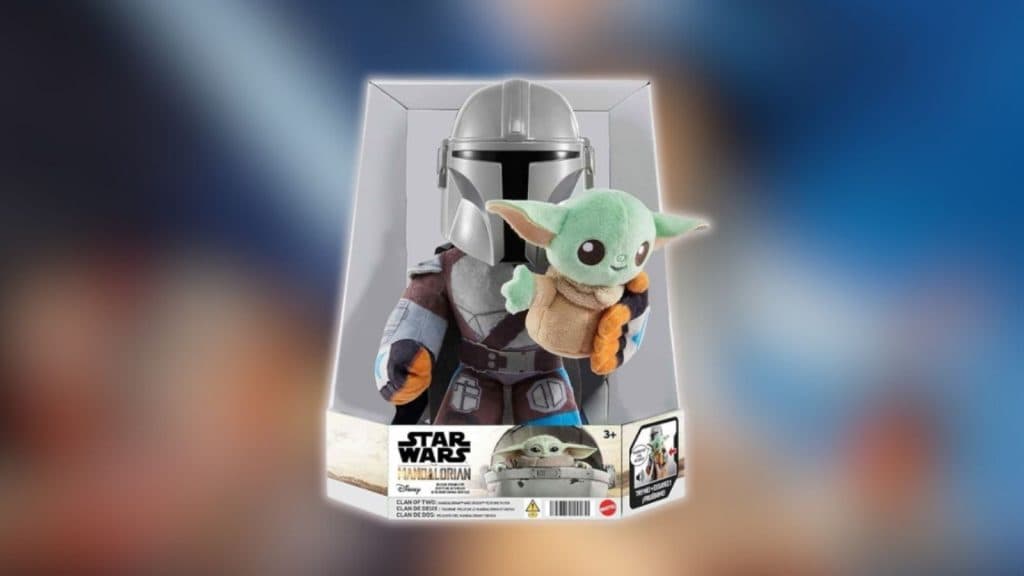 Star Wars Clan of Two: The Mandalorian Plush Set with Baby Yoda
