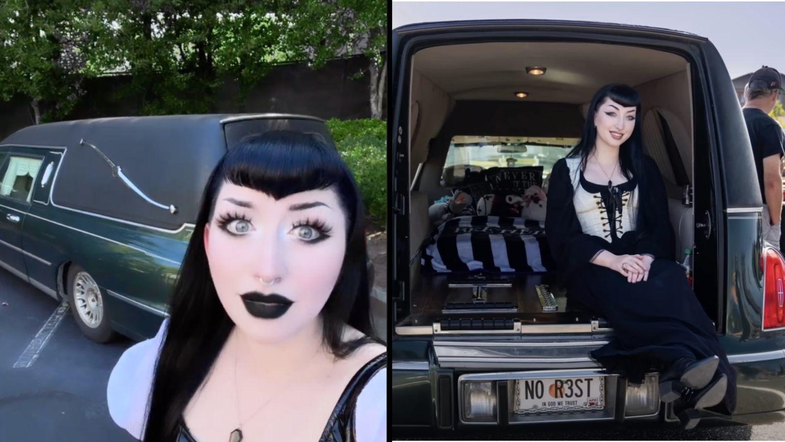 Woman creates OnlyFans for her hearse