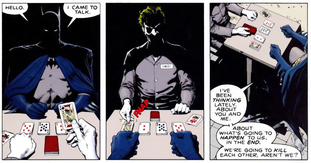 Batman and Joker in The Killing Joke