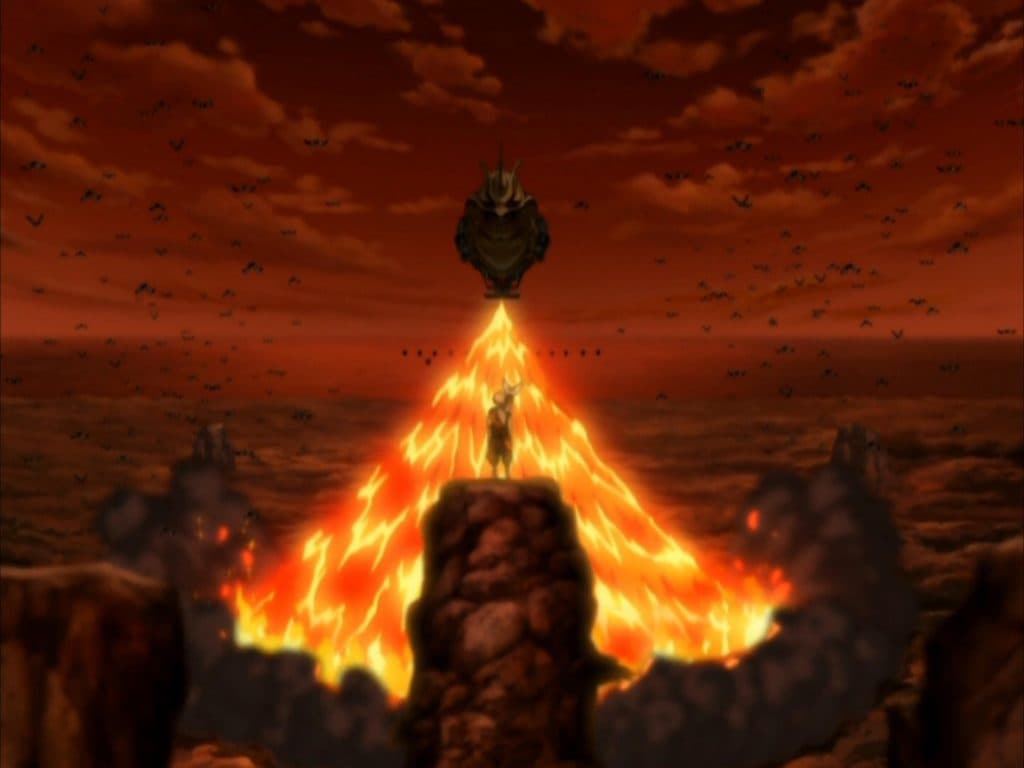 Sozin's Comet in the animated version of Avatar: The Last Airbender