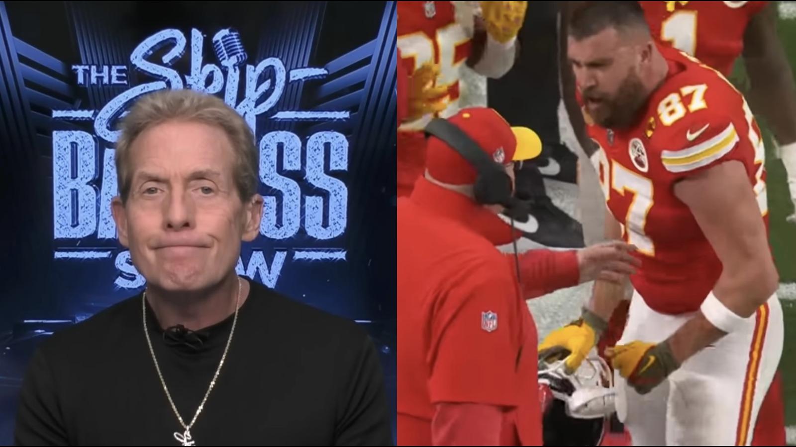 Skip Bayless criticized Andy Reid for his handling of the Travis Kelce Super Bowl incident