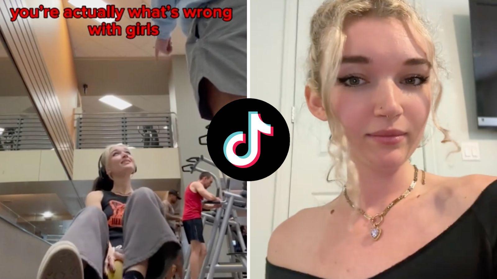 TikToker responds after viral gym clip of man telling her she's "what's wrong with girls"