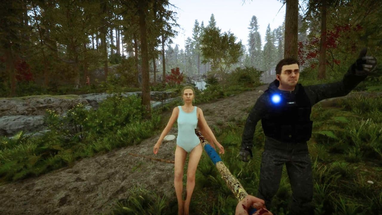Finding companions in Sons of the Forest.