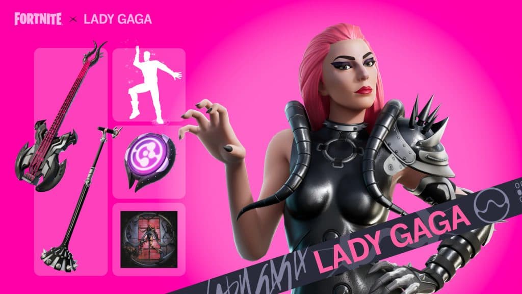 Fortnite Chromatica Queen Lady Gaga Outfit