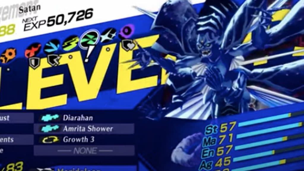 An image of the Satan Persona in Persona 3 Reload.