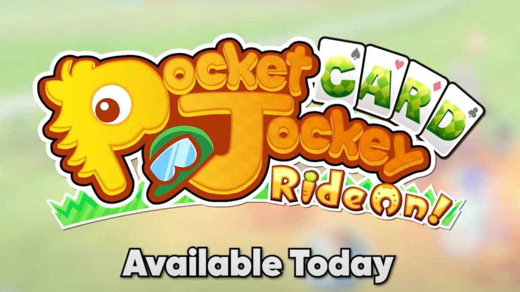 Text reads "Pocket Card Jockey: Ride On! Available Today