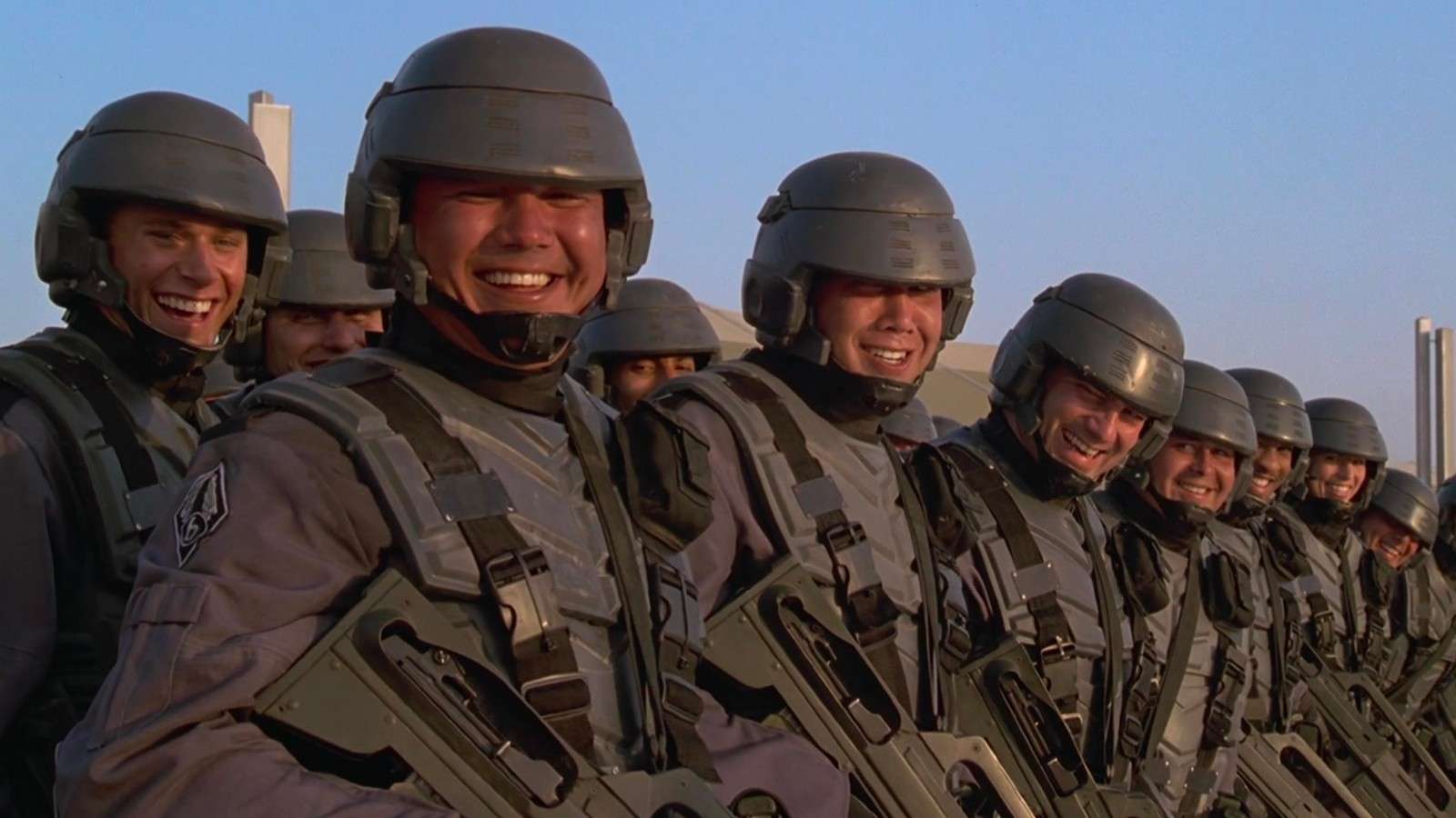 The cast of Starship Troopers