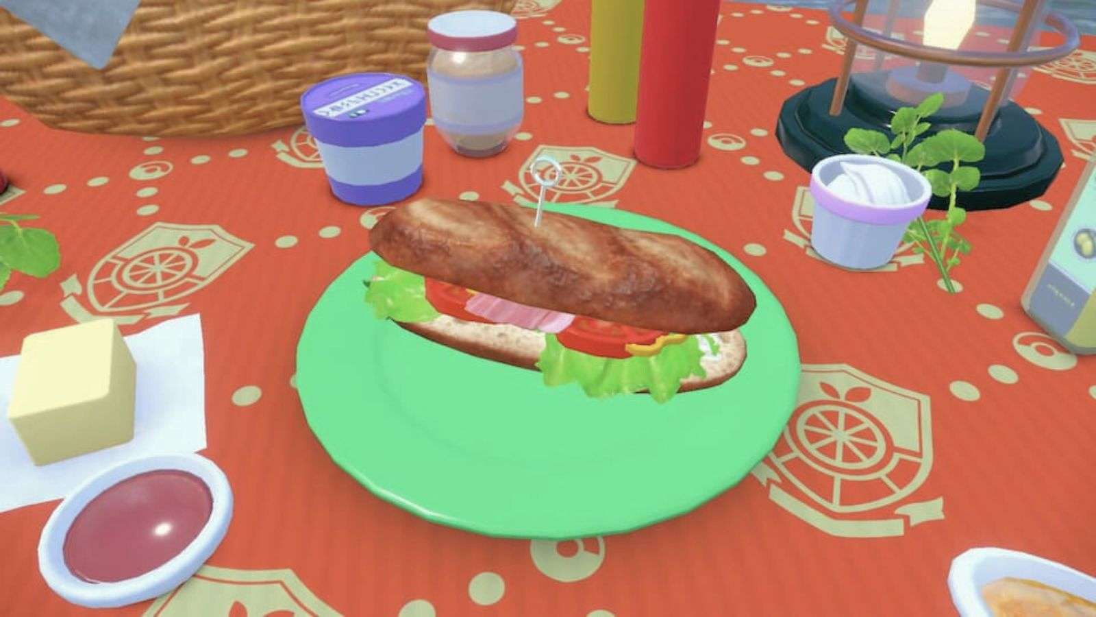 Pokemon Scarlet and Violet sandwich.