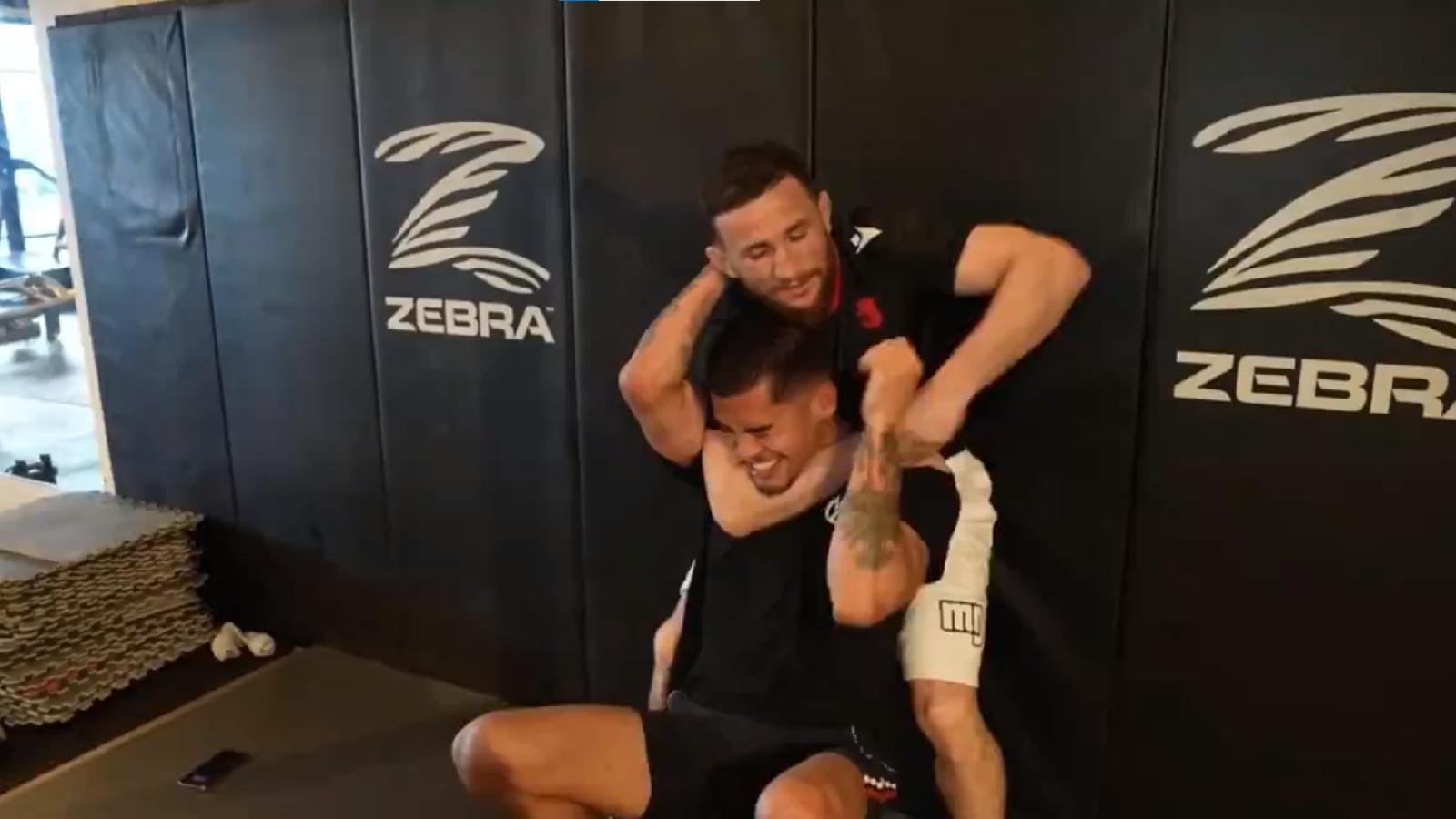 Sneako gets slapped around by another UFC Fighter as Merab Dvalishvili dominates sparring