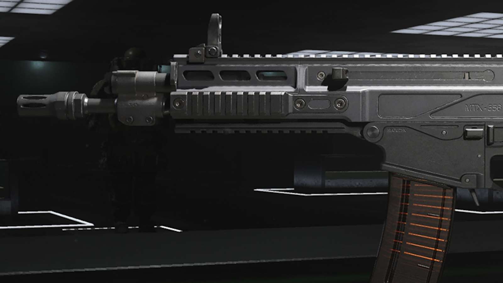 The MTZ-556 assault rifle that was buffed in Warzone.