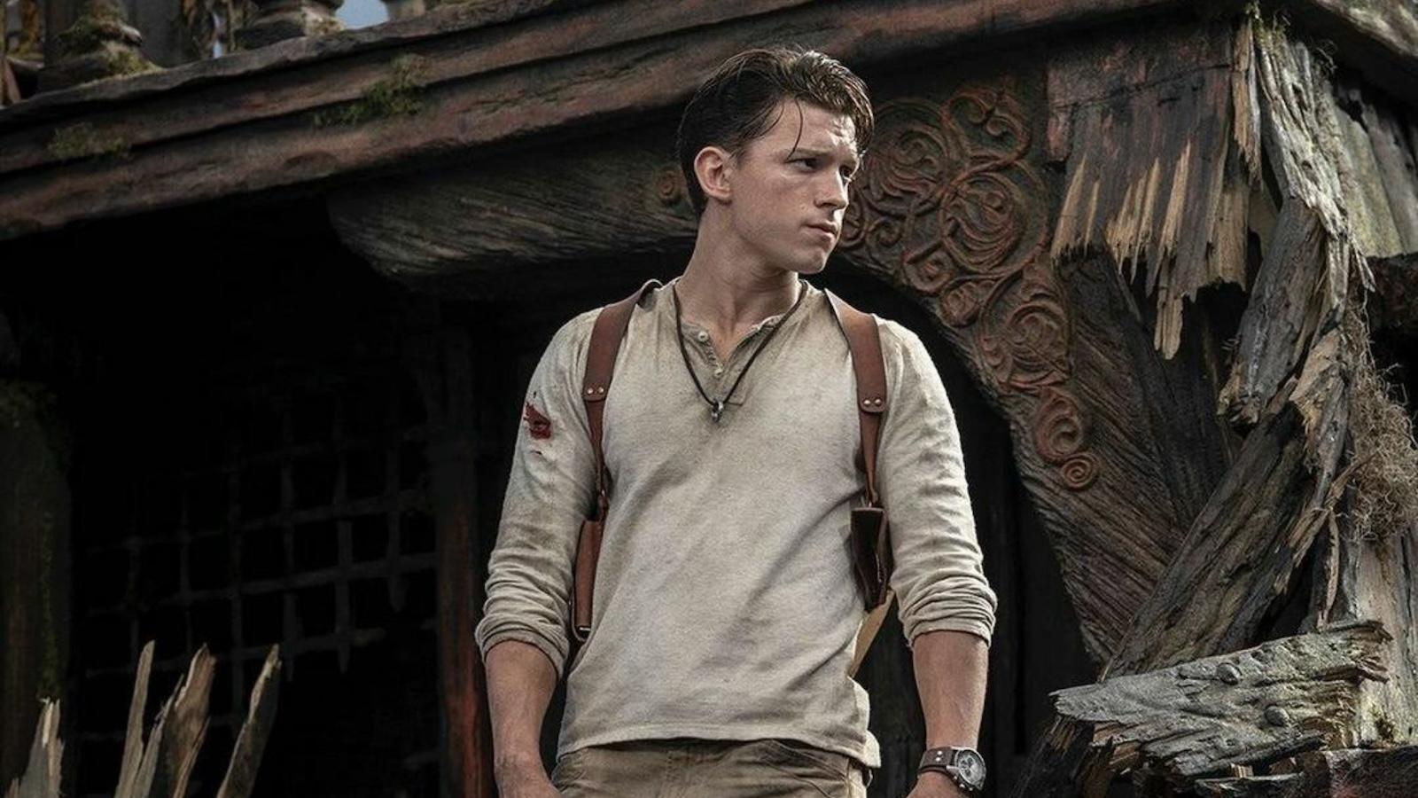 Tom Holland as Nathan Drake in Uncharted