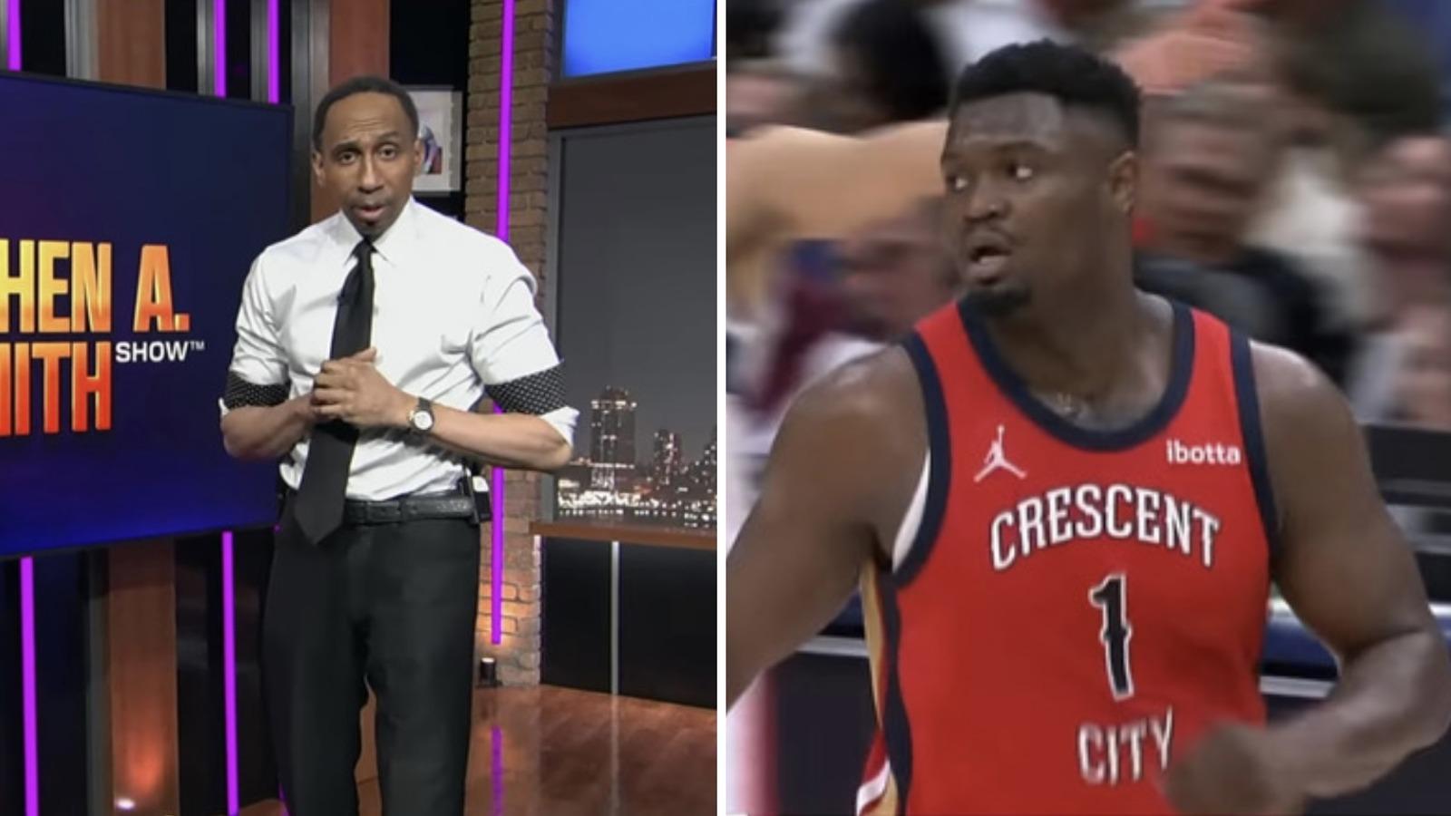 The New Orleans Pelicans are firing back at Stephen A. Smith after recent Zion Williamson comments