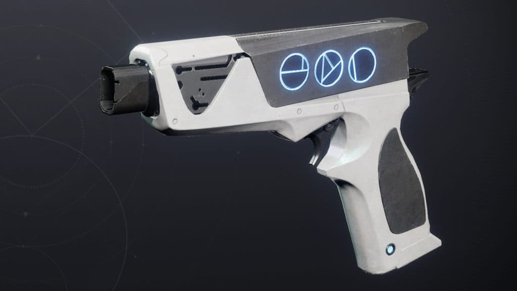 The A Swift Verdict Sidearm in Destiny 2 that is being removed from Prophecy's loot pool.