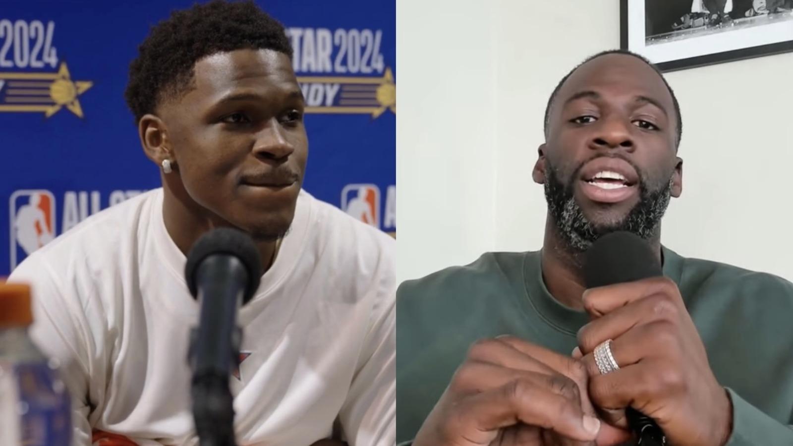 Draymond Green criticizes Anthony Edwards’ All-Star Weekend approach, saying he isn’t ready to be the face of the NBA