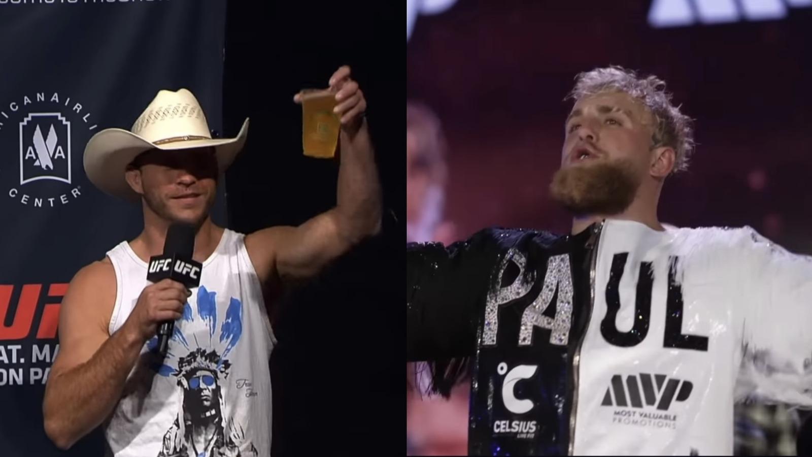 Jake Paul comes to the defense of Donald Cerrone after the MMA legend revealed his payout for UFC 246
