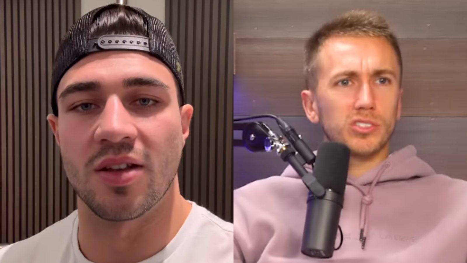 Tommy Fury and Miniminter from the Sidemen