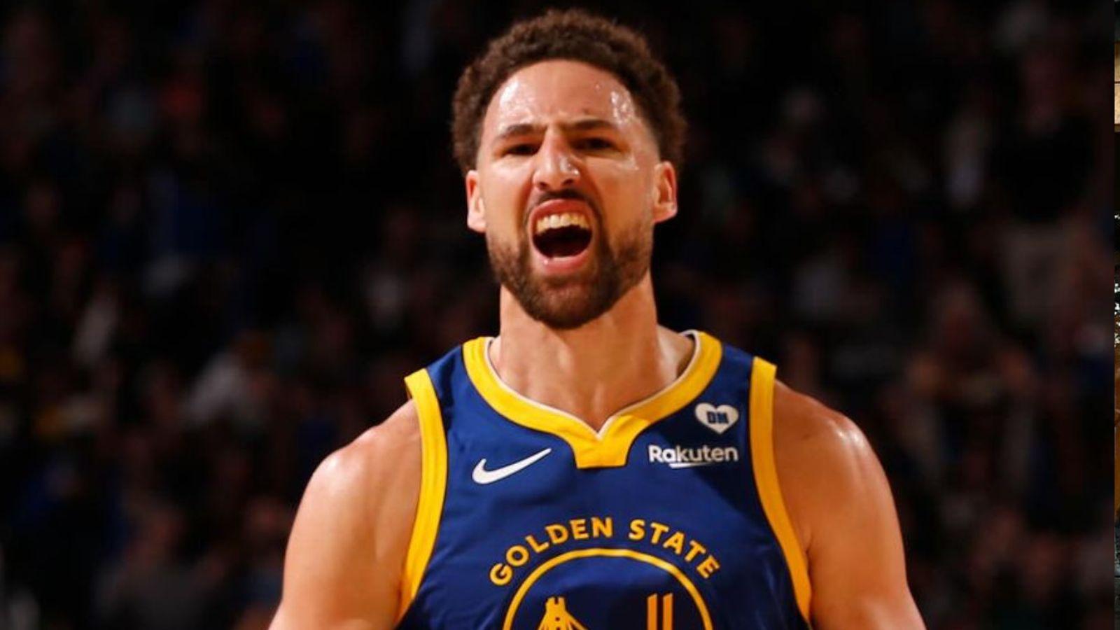 Klay Thompson as a member of the Golden State Warriors in 2024.
