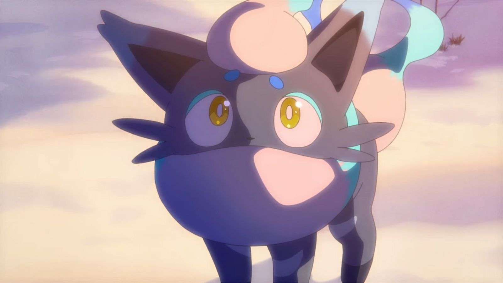 Shiny Zorua from Pokemon anime.