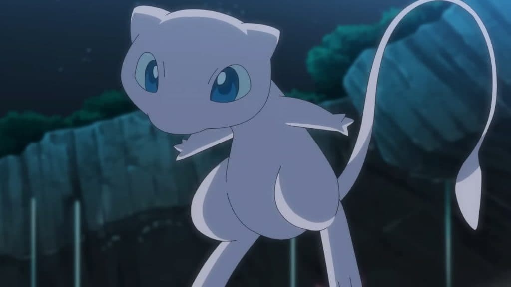 Mew in the Pokemon anime episode Mew's Mischief