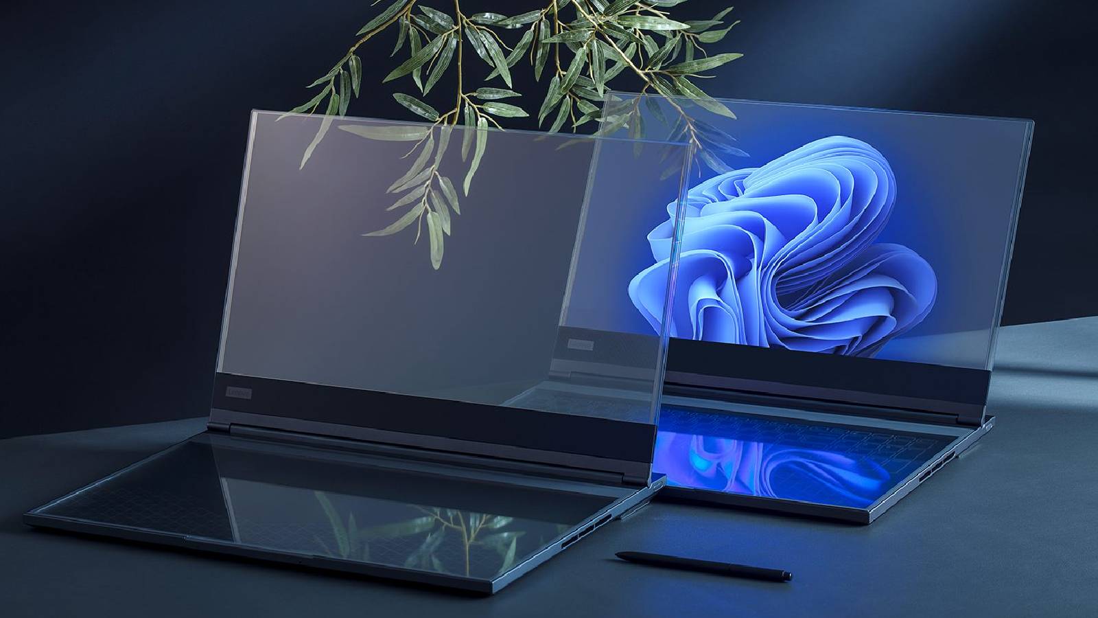 Lenovo concept transparent laptop