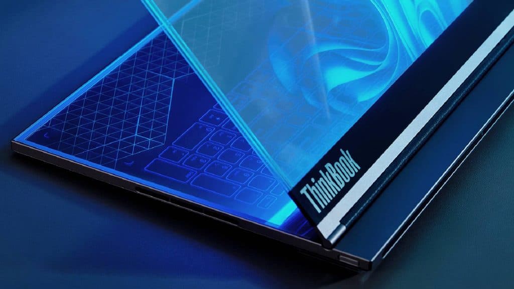 Lenovo concept transparent laptop